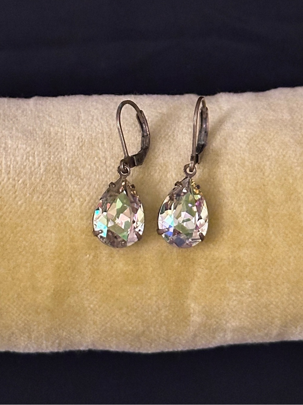 Liz Palacios Teardrop Gem Dangle Earrings